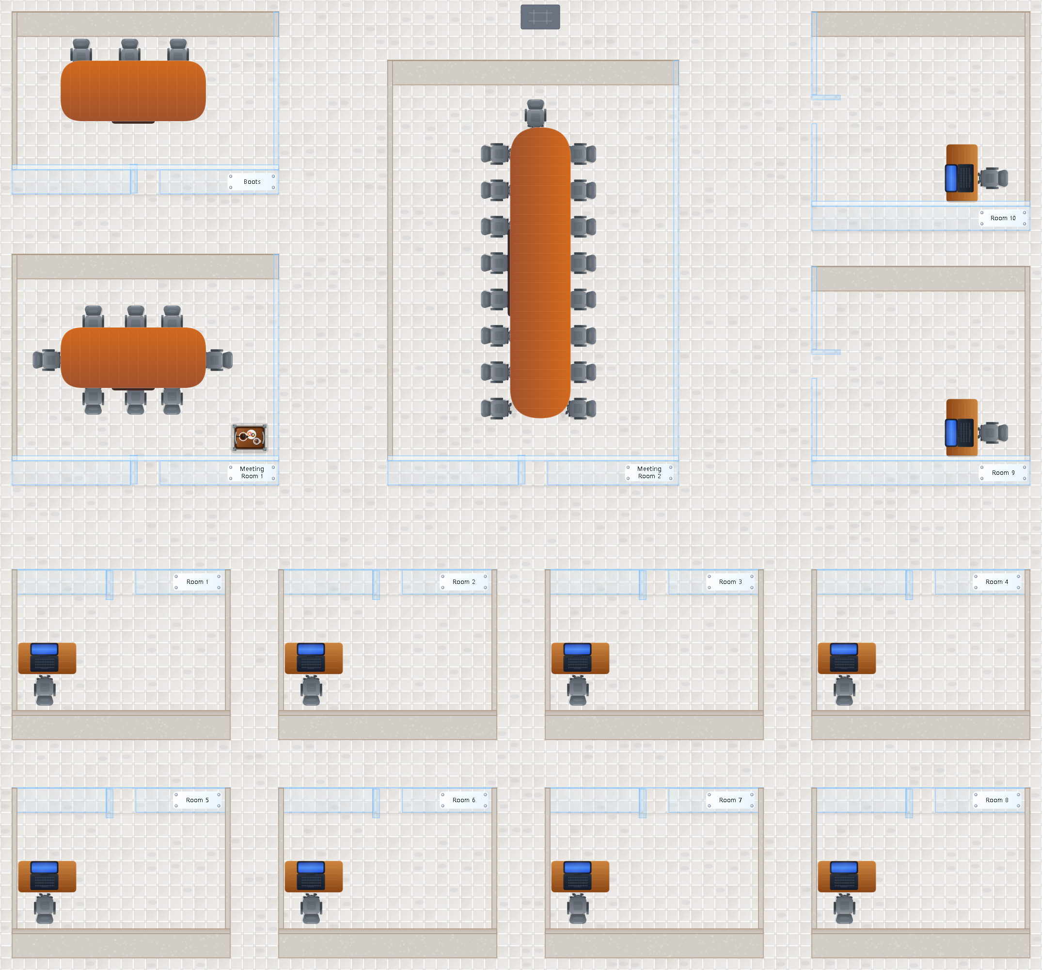 Cozy office virtual office preview