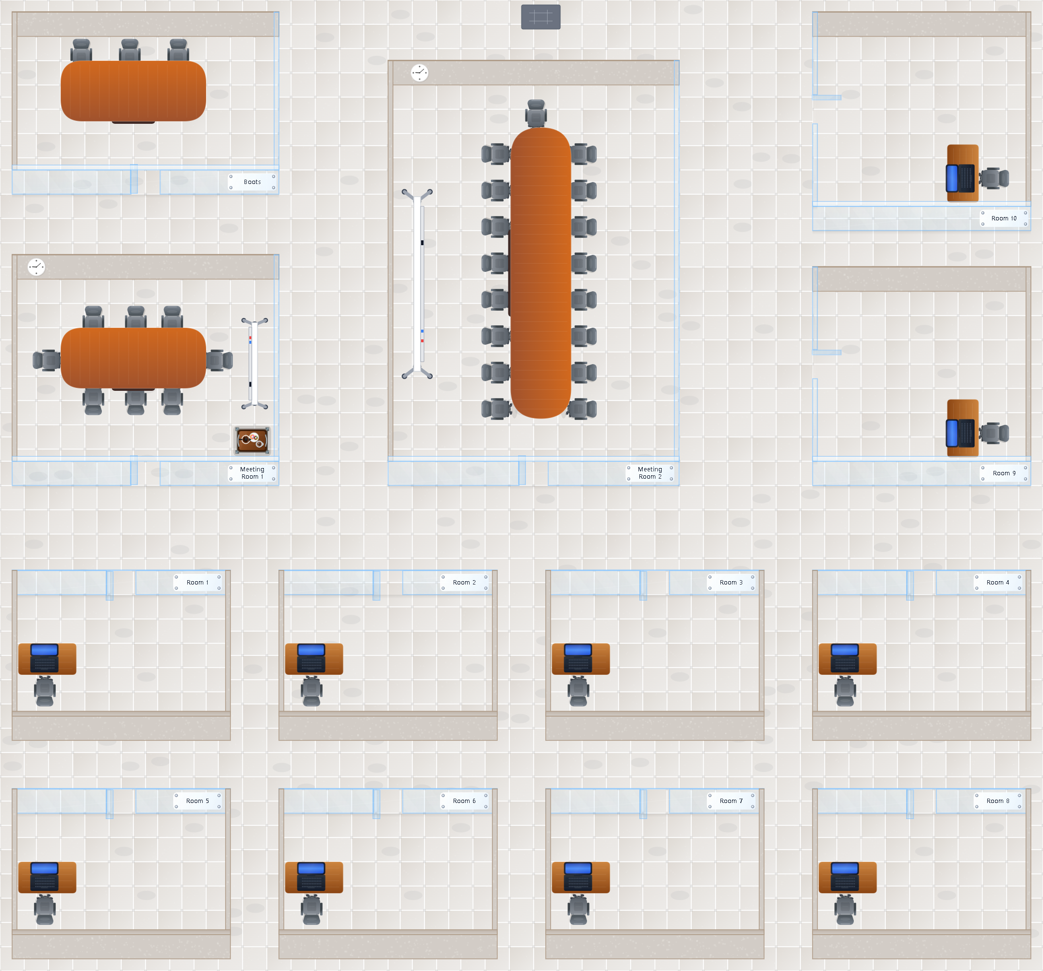 Cozy office virtual office preview